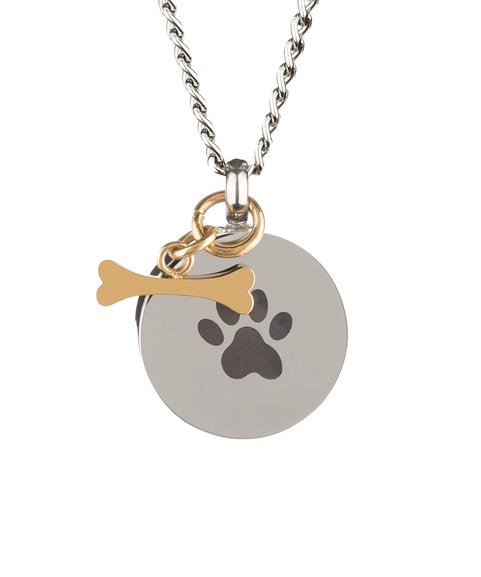 Paw Print Charm Necklace